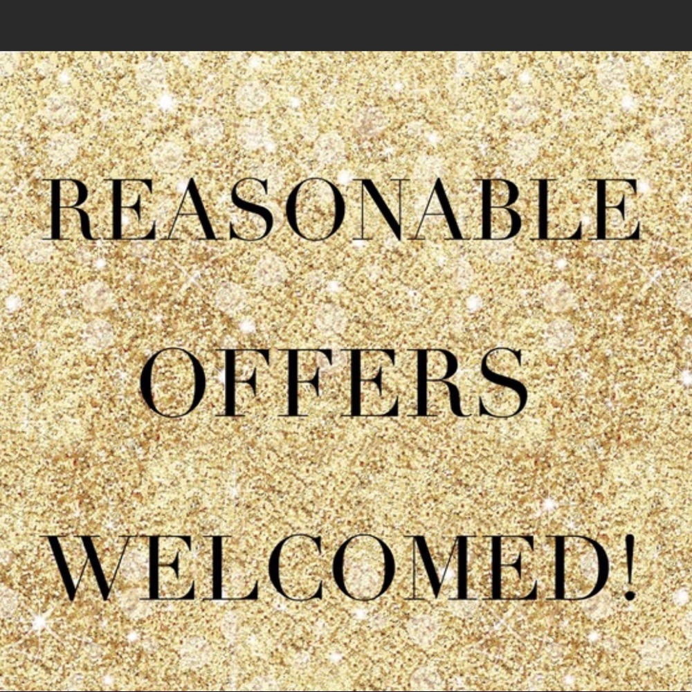 Reasonable offers considered 😊